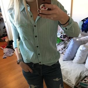 Button down one pocket shirt